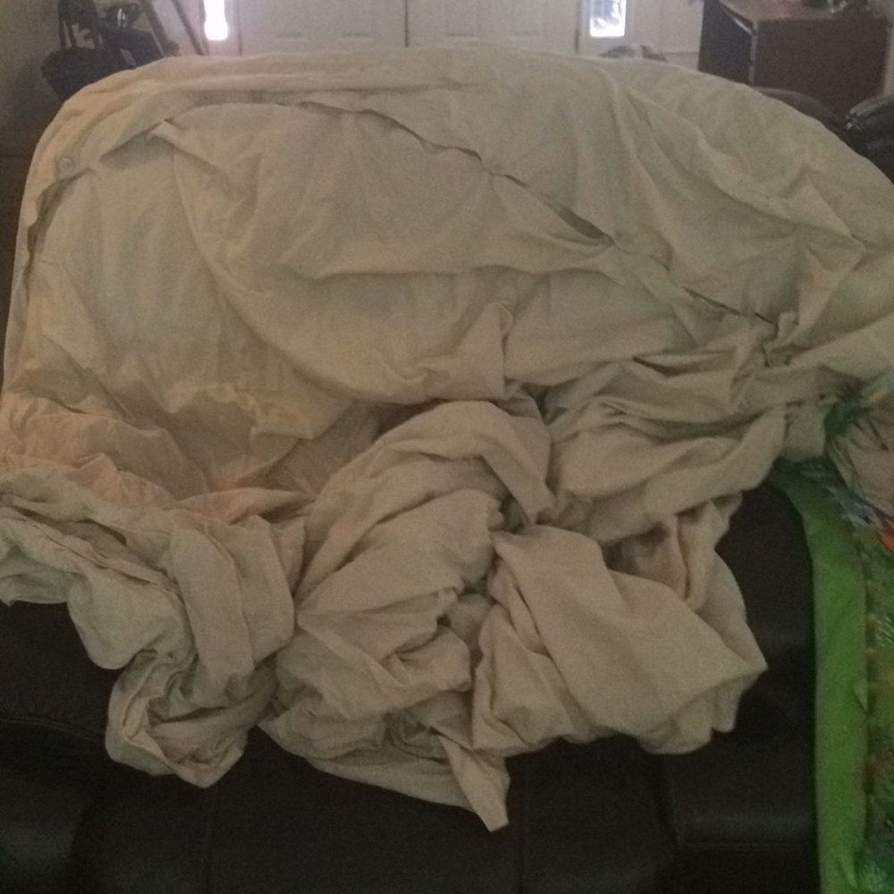 Cotton/ Linen King Duvet Cover